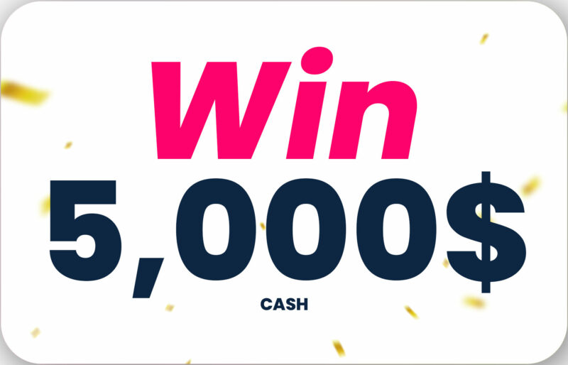 WIN 5,000$